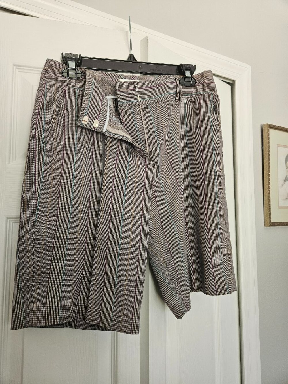 Colorful Plaid Chino Shorts
